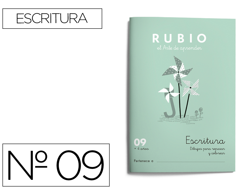 CUADERNO RUBIO CALIGRAFIA N 09